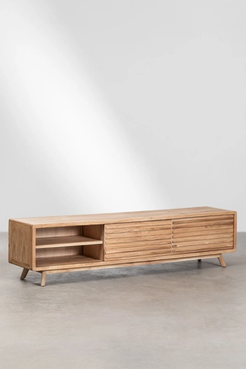 Drewniana Szafka RTV Deleyna 200 cm