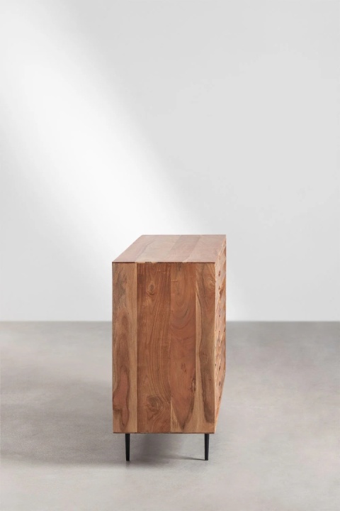 Komoda Petter z drewna akacjowego