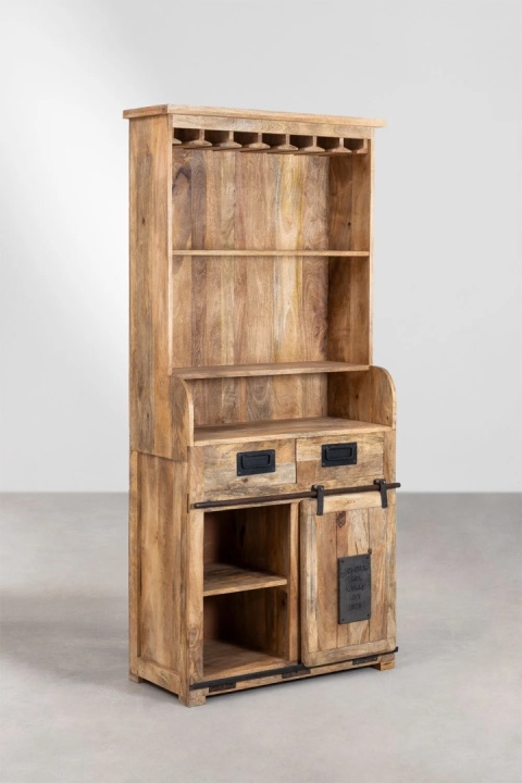 Kredens z drewna mango Uain z 2 szufladami