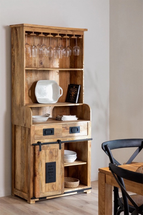 Kredens z drewna mango Uain z 2 szufladami