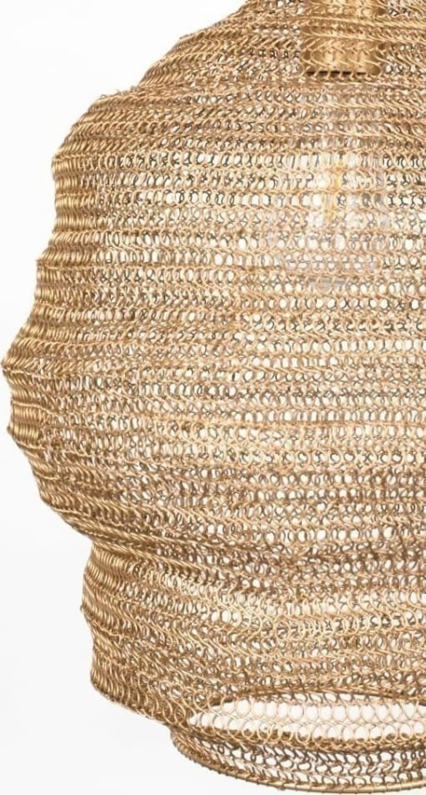 Lampa wisząca LENA L mosiężna