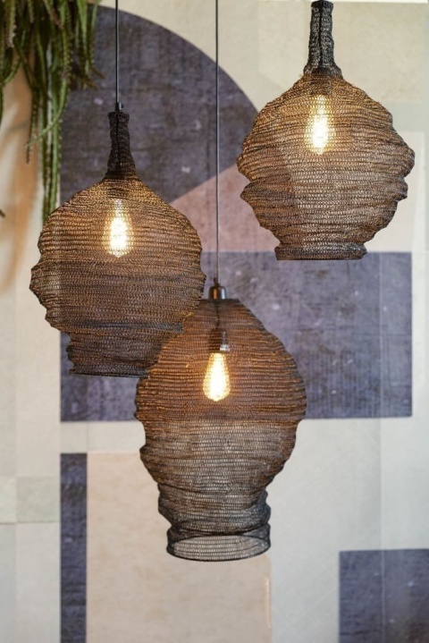 Lampa wisząca LENA M czarna