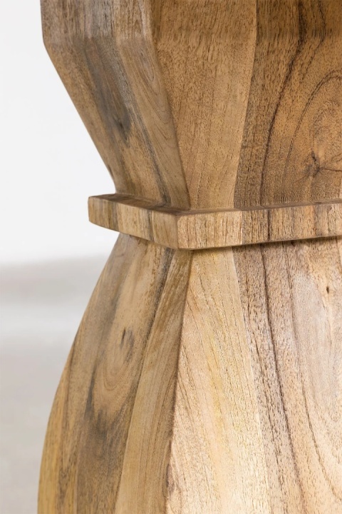 Okrągły Stół do Jadalni z Drewna Mango Rusbby 120 cm