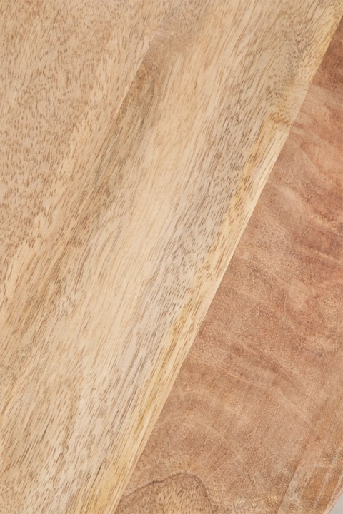 Okrągły stolik kawowy z drewna mango i stali (ø62 cm) Ket czarny