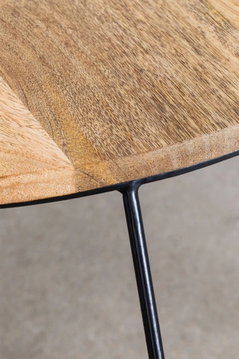 Okrągły stolik kawowy z drewna mango (ø72 cm) Koti