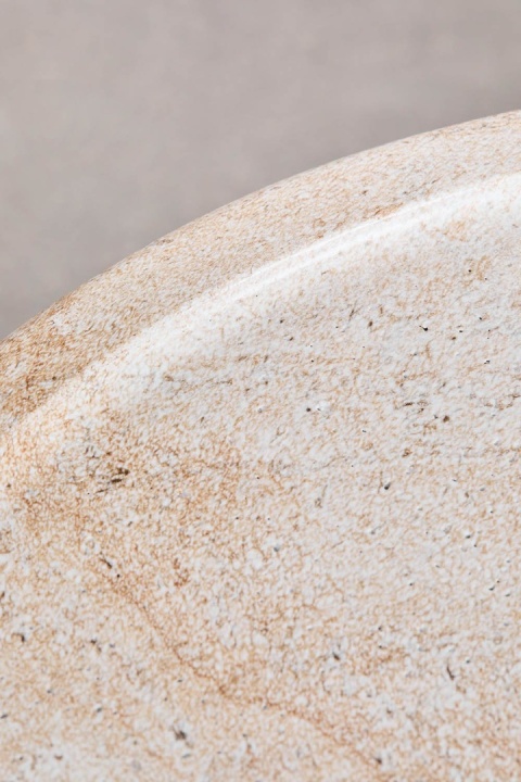 Okrągły stolik nocny Ø35 cm z cementu Darwys