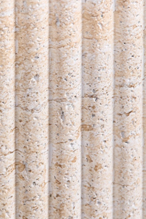 Okrągły stolik pomocniczy Ø40 cm w stylu cementu trawertyn Velia