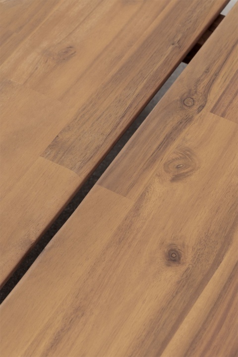 Prostokątny Stolik Kawowy z Drewna Akacjowego (85x75 cm) Brina