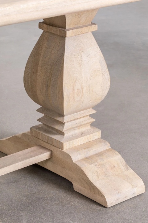 Prostokątny stół do jadalni z drewna mango (220x100 cm) Sanzia