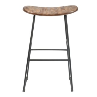 Stołek barowy niski TANGLE naturalny