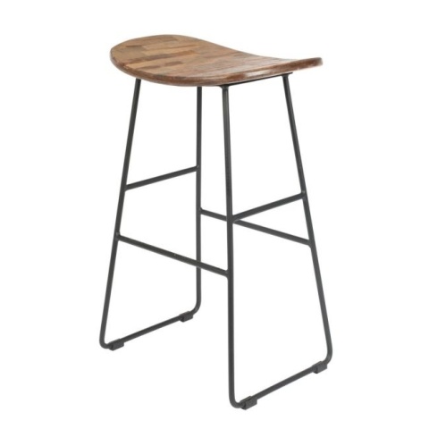 Stołek barowy niski TANGLE naturalny