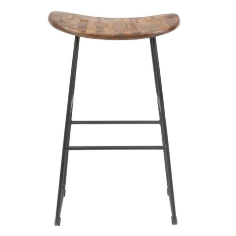 Stołek barowy niski TANGLE naturalny