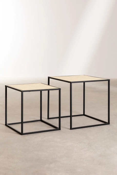 Stoliki Boczne z Rattanu Daek