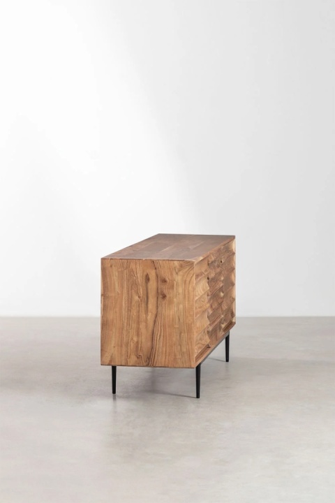 Szafka RTV z drewna akacjowego Petter