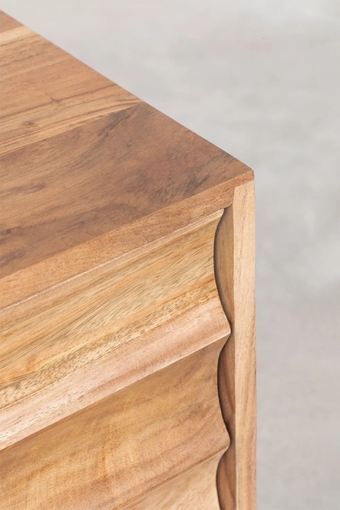 Szafka RTV z drewna akacjowego Petter