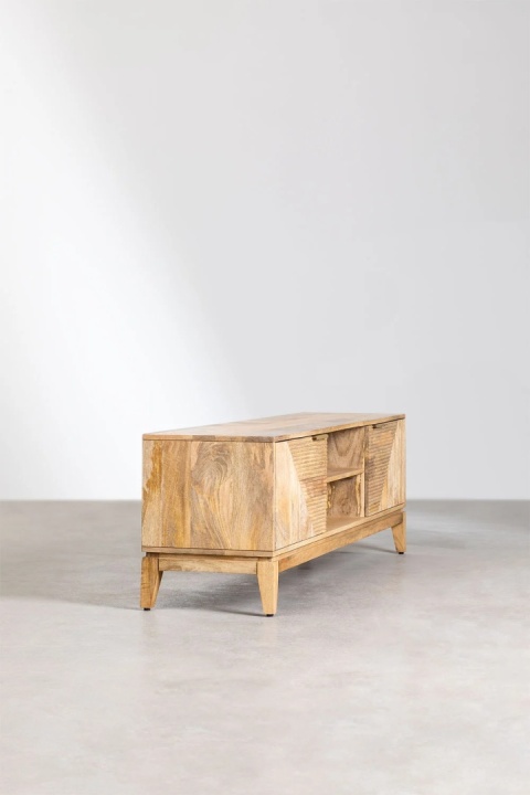 Szafka RTV z drewna mango Baty Design