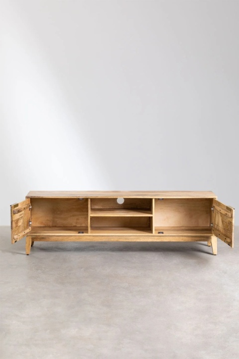 Szafka RTV z drewna mango Baty Design