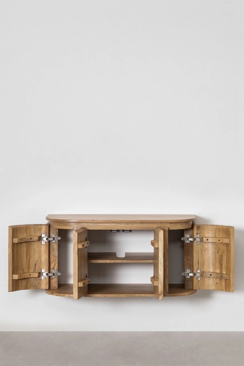 Szafka łazienkowa z drewna mango Analis