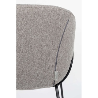 ZESTAW 2 STOŁEKÓW BAROWYCH NISKI FESTON, 88,5 CM SZARY, ZUIVER