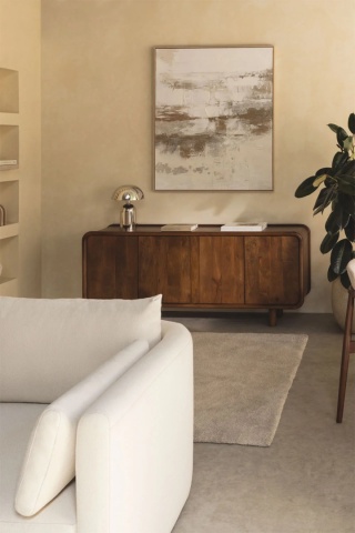 Komoda z drewna mango Gina 175x43 cm