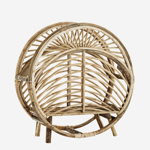 Okrągły gazetownik z trzciny - Madam Stotz