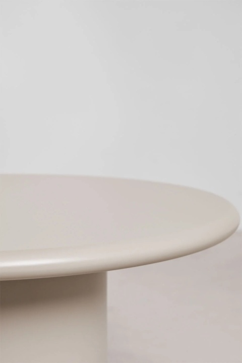 Okrągły stolik kawowy Ø80 cm z MDF Rodeo Tapioca