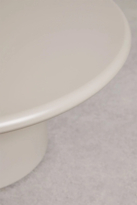 Okrągły stolik kawowy Ø80 cm z MDF Rodeo Tapioca