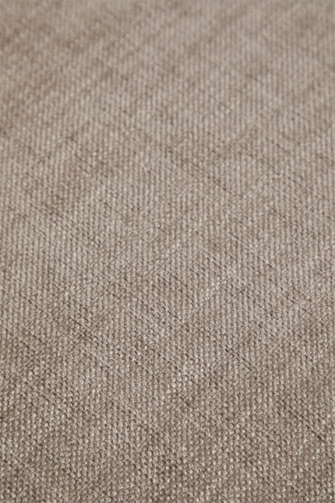 Okrągły tapicerowany puf Berkeleni z tacką i schowkiem ciemnoszary Ø55 cm