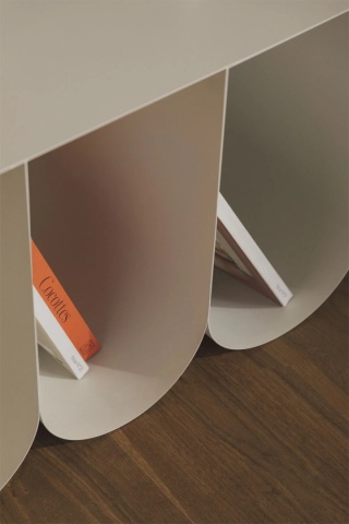 Prostokątny stolik kawowy 100x40 cm z stali Olavi