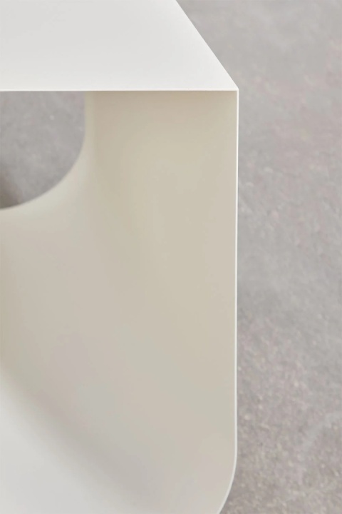 Prostokątny stolik kawowy 100x40 cm z stali Olavi