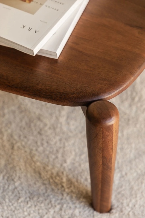 Prostokątny stolik kawowy 120x60 cm z drewna mango Gina