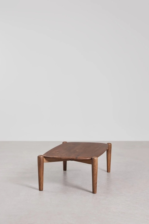 Prostokątny stolik kawowy 120x60 cm z drewna mango Gina